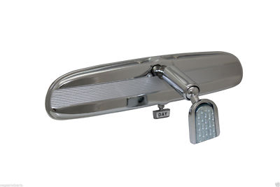 Chrome Mirror GM Chevy Ford Pontaic  Universal Rear View Billet Day/Night