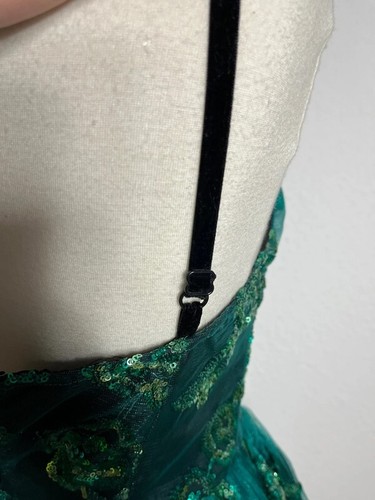Iron Fist Kleid grün Rosen Spitze S - Bild 5 von 6
