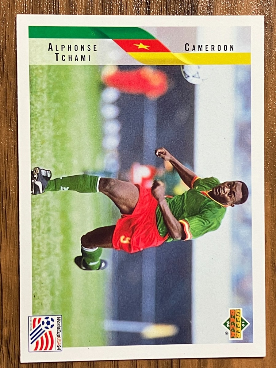 Upper Deck 1994 World Cup Cameroon Soccer Card 230 Alphonse Tchami