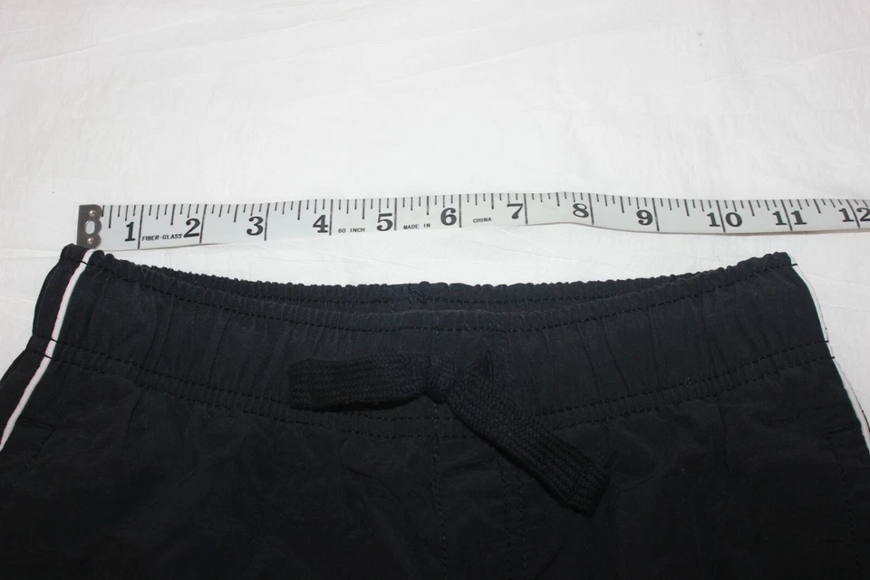 Pantalones/corredores Gymboree negros con rayas blancas para niños talla 8 (7-8 años) nuevos con etiquetas Foto 4 de 4