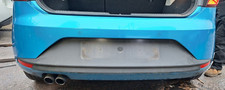 SEAT LEON FR 3 DOOR MK3 2013 - 2017 REAR BUMPER IN BLUE P.C LW5N  #M1834