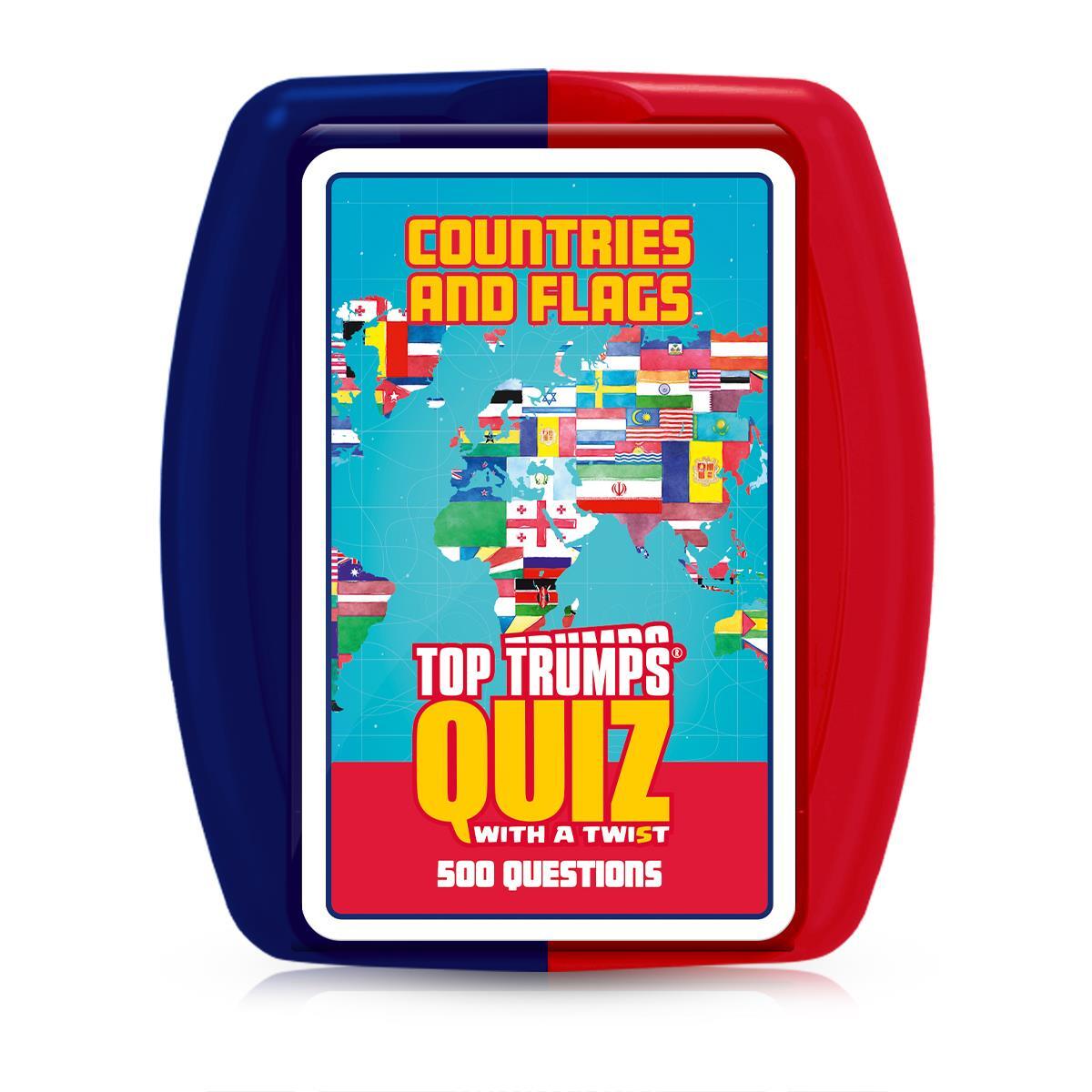 Top Trumps Quiz Card Game: Countries & Flags Edition - 500 Trivia Questions