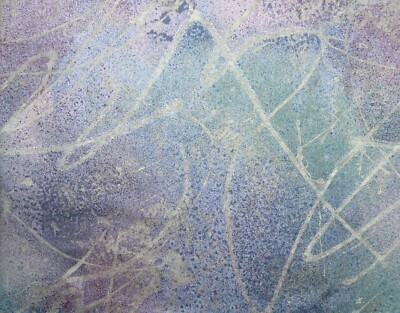 Glorious 1987 Interior Fabric Designs Abstract Cotton Chintz Fabric | 4.3 yds.