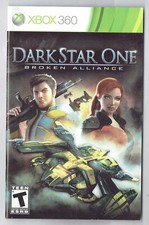 DarkStar One Broken Alliance Microsoft XBOX 360 MANUAL Only