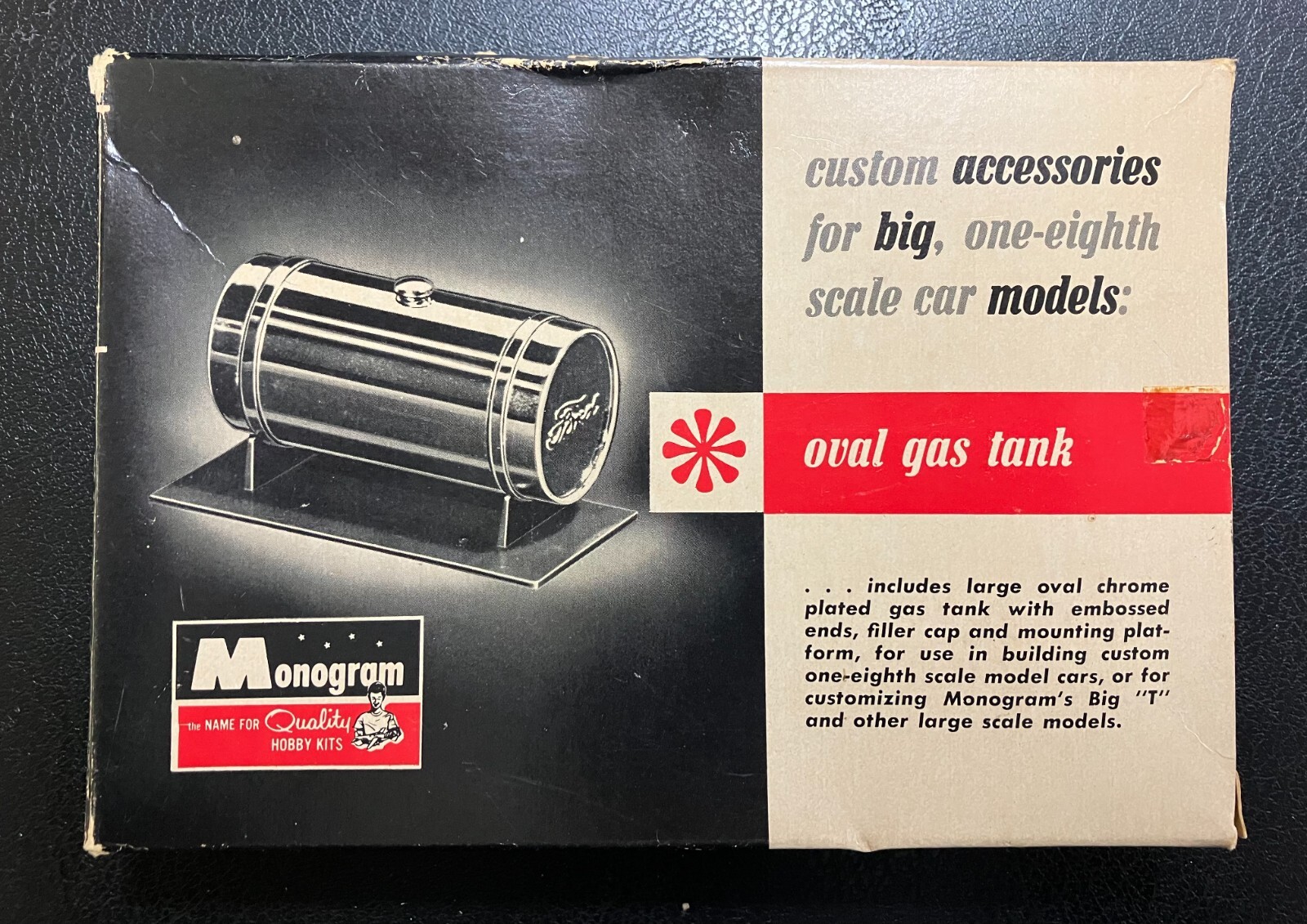 MONOGRAM 1/8 Scale Oval Gas Tank In Original Box Big Drag T 1963 eBay