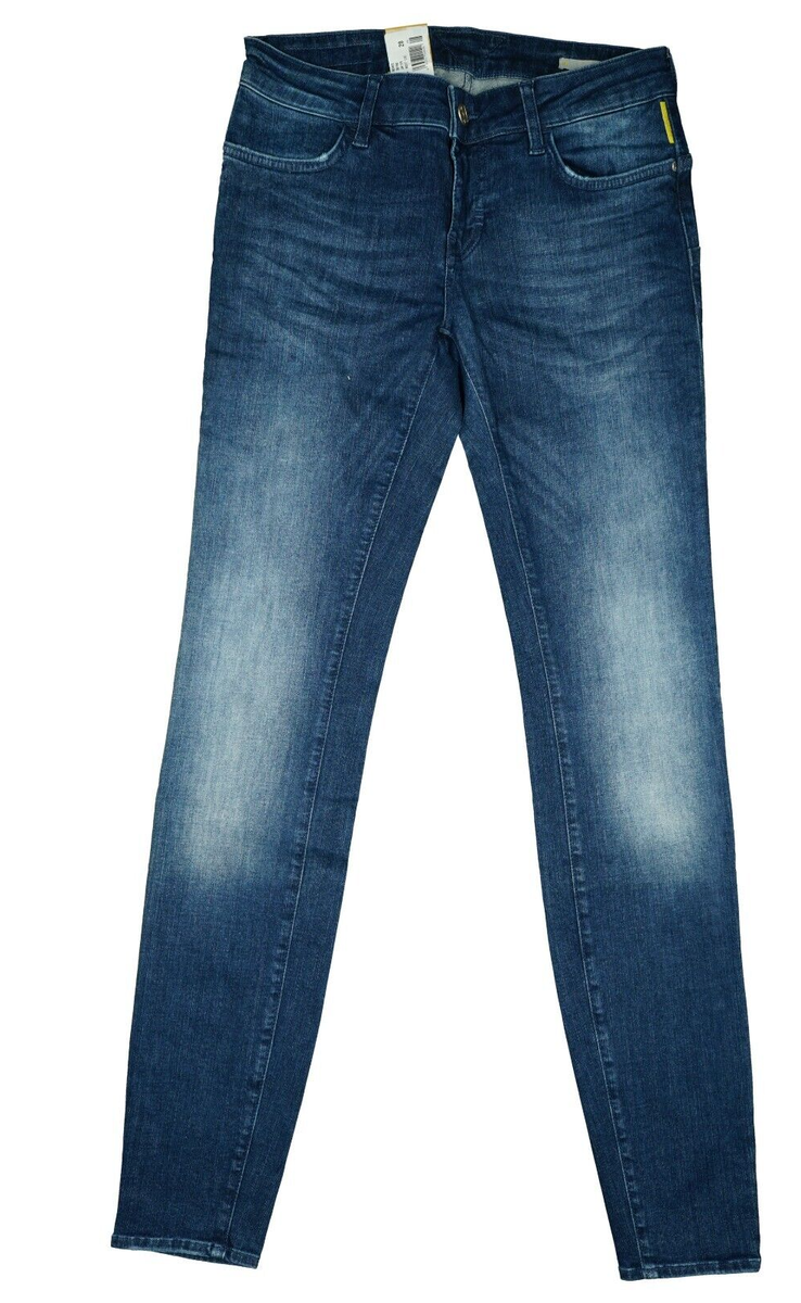 Meltin Pot Monie Jeans Pants Low Super Shape Fit Skinny Stretch W28 L32  Blue NEW