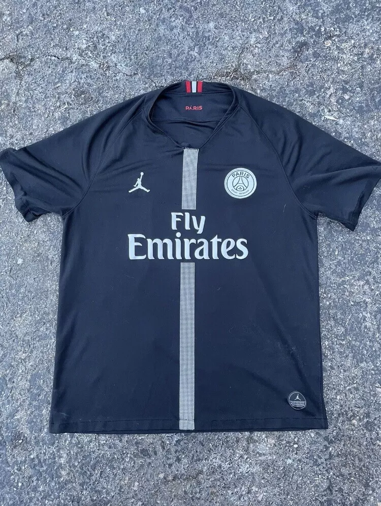 Paris Saint Germain PSG 2018/2019 Black Third Kit Jersey Mbappe