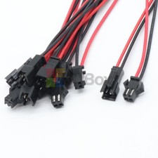 40PCS 15cm 20Pairs Long JST SM Male to Female 2Pins Plug Wire Connector