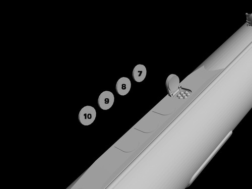 USS Arizona (SSN-803) VA Class Block V SSGN Sub 1:200 scale with Missile Launch - Picture 15 of 26
