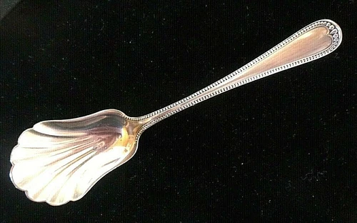 Antique STERLING silver GORHAM SUGAR SHELL 1895 NEWCASTLE No Mono