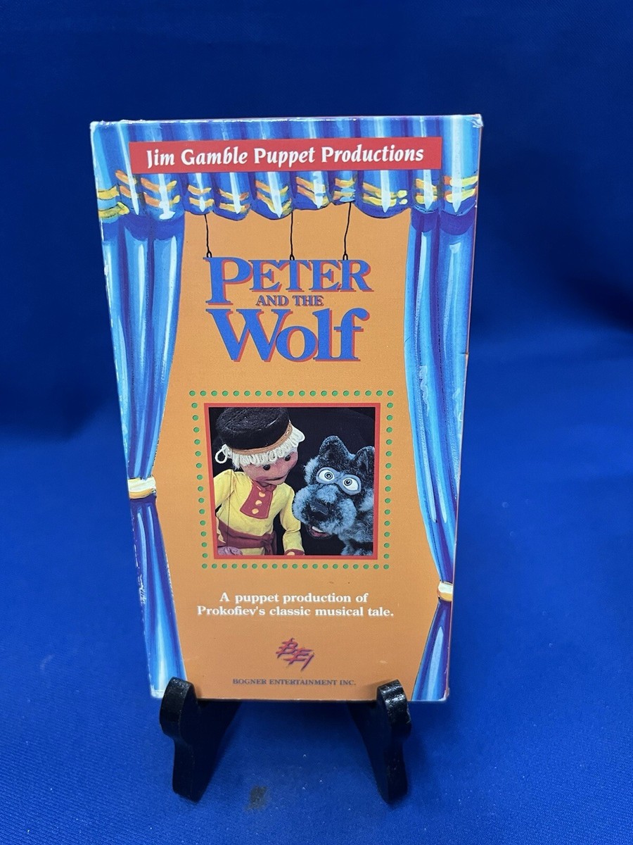 Peter & Wolf Jim Gamble Puppet Productions VHS Hamburg Symphony