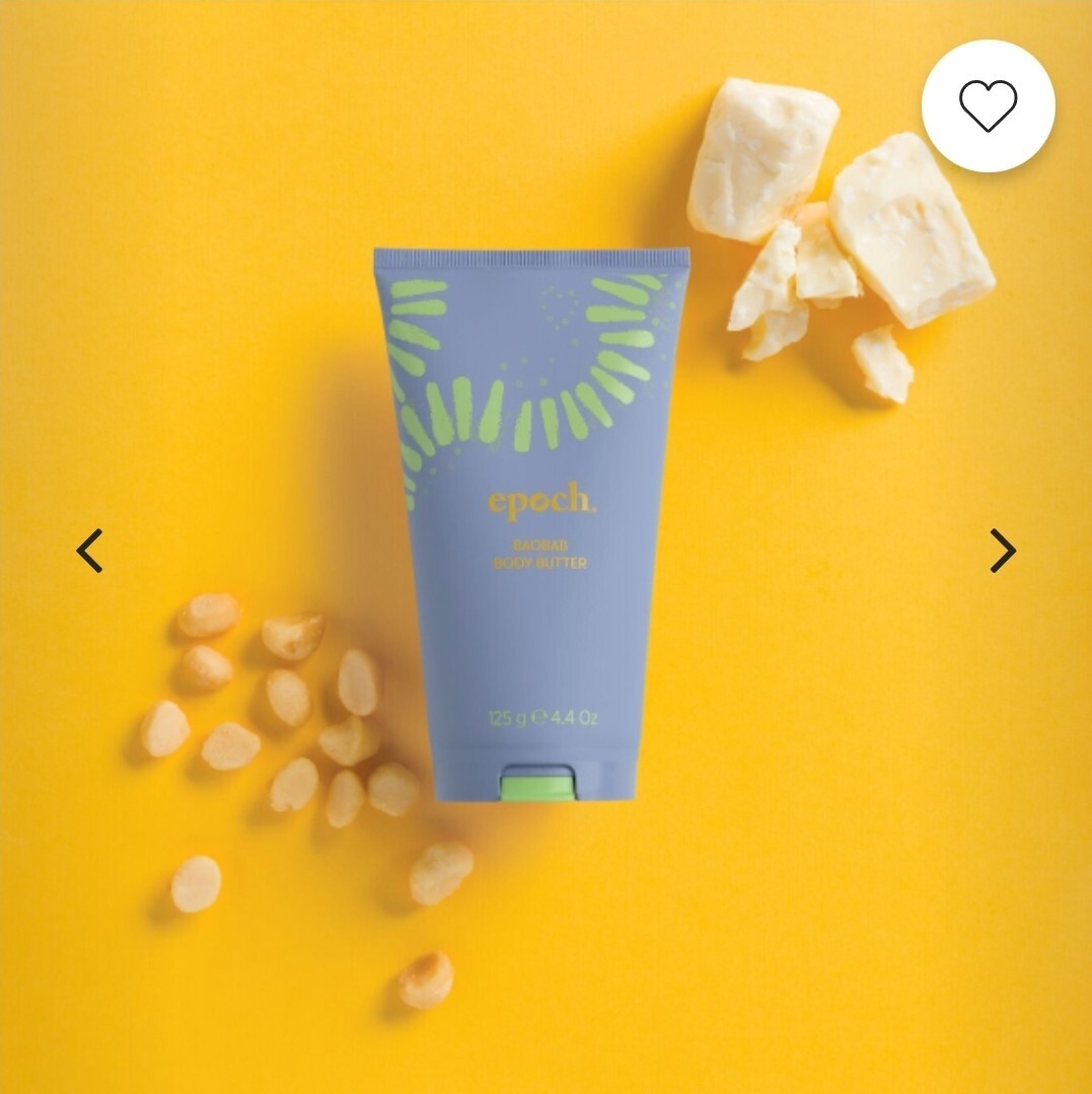 Epoch Baobab Body Butter le rituel hydratant après la douche pour une peau souple