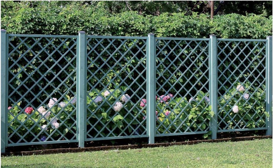 Grigliato In Legno Clara 100x180 Cm Impregnato - Paravista Per Esterni