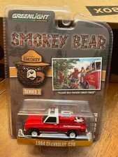 Greenlight Smokey Bear series  1984 Chevrolet C20 with  Fire equipment