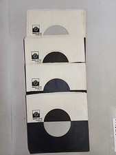 45 RPM 7" RECORD SLEEVES CO. SLEEVE 4 PACK SEE PHOTOS - Private Stock SLV199