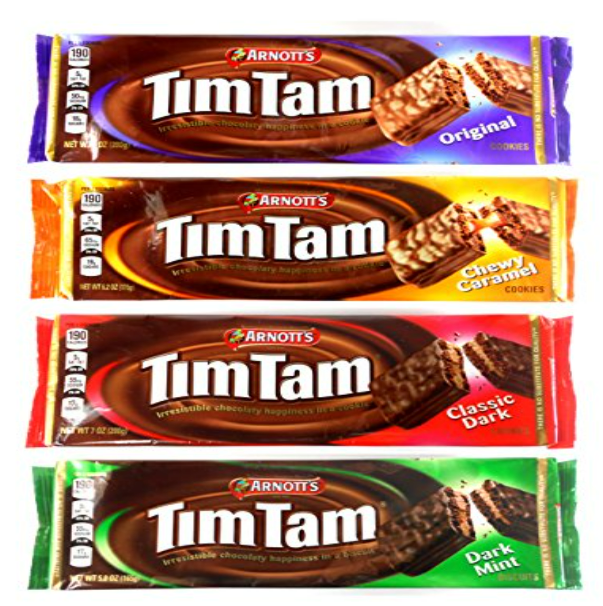 Arnotts Tim Tam Biscuits Variety Pack Original, Caramel, Dark, Dark