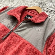 The North Face Girls Denali Fleece Zip Up Jacket Size Large Pink