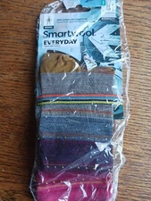 Smartwool socks small sm s sulawesi crew merino wool women striped colorful