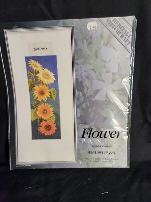 Heritage Stitchcraft Cross Stitch Chart HC472 Sunflower Panel