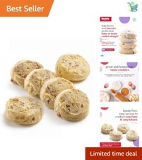 Butter Pecan Preformed Frozen Cookie Dough - 96 Count for Effortless Baking