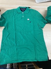 Nautica Classic Fit Polo In Peppergreen KR8100 Size Medium