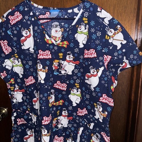 Frosty The Snowman Scrub