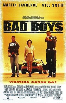 Bad Boys 1995 Movie Poster Print A0-A1-A2-A3-A4-A5-A6-MAXI 863