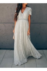 ebay white maxi dress