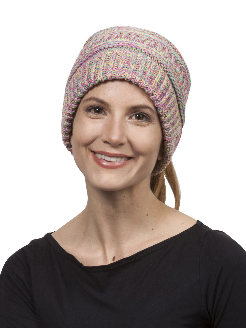 PONY Berretto Gravity Threads 4 toni coda di cavallo maglia