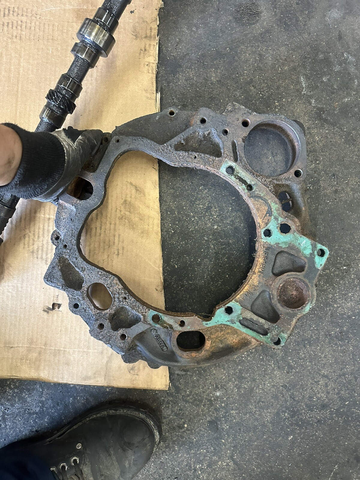 Chevrolet 235 Flexplate Housing Starter Adapter Plate ML4W22 eBay