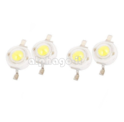 10 Stück 1 W reinweiße SMD LED Perlen NEU