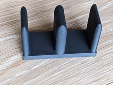 TALL Bypass 3/4" Door Sliding Closet Bracket Guide Track Black
