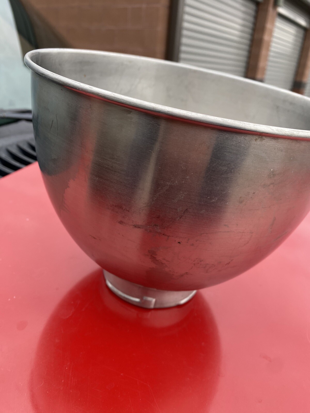 KitchenAid K45 4.5 Qt Stainless Steel Mixing Bowl with Twist Lock - Pre-Owned-image