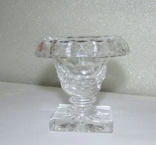 William Yeoward Cecily Crystal Salt Dish Dip Turnover Lip Signed