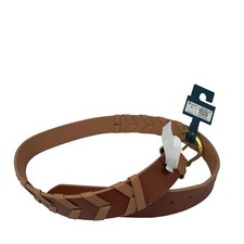 Universal Thread Women's Size Medium Adjustable Belt Gold Plated Beige Belt