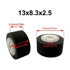 Pinch roller for most cassette decks boomboxes 13 x 8.3 x 2.5 mm Akai Sony Sharp