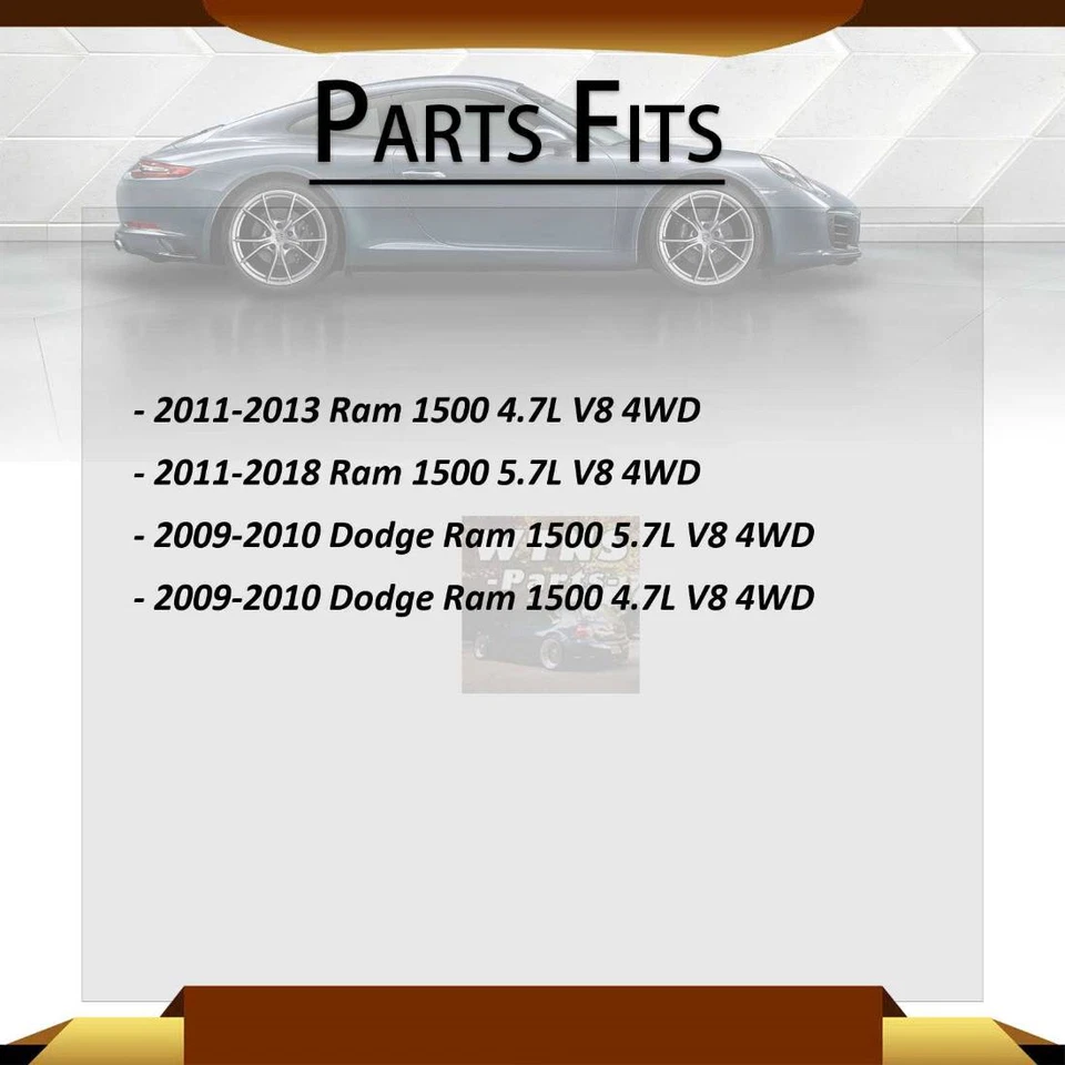 Soportes de motor de anclaje delanteros 2x para Dodge Ram 1500 2009 2010 4,7 L 4x4 Foto 2 de 4