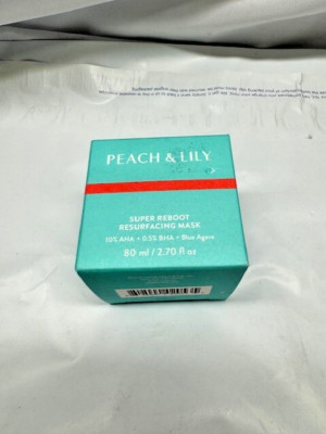 Peach & Lily Super Reboot Resurfacing Mask AHA/BHA 20 mL/0.67 oz *New