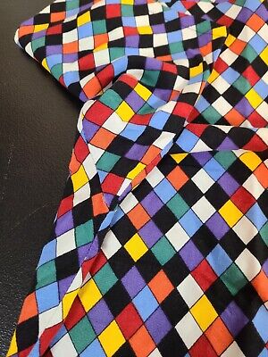 Vintage Hutspah Men's Button Up Multicolor Retro Geometric