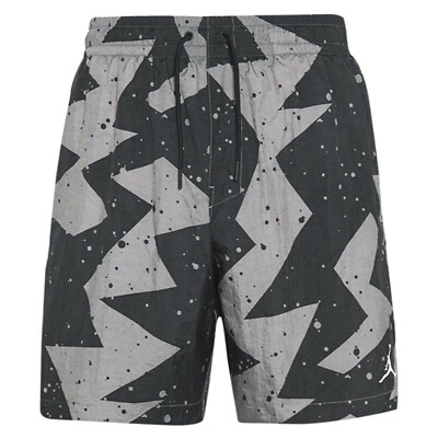 Nike Jordan Jumpman Poolside Printed Shorts Smoke Grey Men's Large