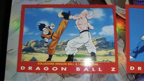 Carte Dragon Ball Z Serie Part 4 n° 49 card DBZ Panini Rouge red Rossa rare