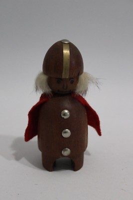 Teak Figur Flaschenöffner Viking Bottle Opener 50s Danish Modern 50er Jahre 106
