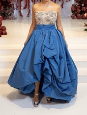 Oscar De La Renta Couture Embellished Ball Gown Worn Once Mother Of The Bride