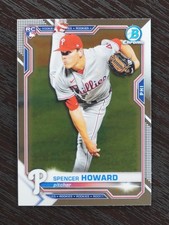 2021 Bowman Chrome Spencer Howard Rookie Philadelphia Phillies #59