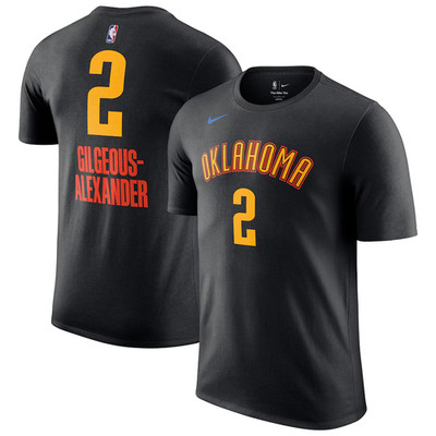 Shai Gilgeous-Alexander OKC Thunder Nike 2025 City Edition Name