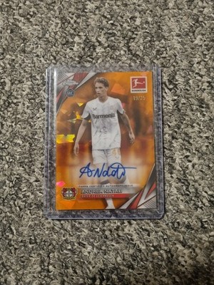 Andrea Natali RC Auto /25 Topps Chrome Bundesliga Sapphire Edition 2024/25 