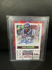 2017 Panini Contenders Draft Picks - College Ticket Evan Engram #128 Cracked Ice