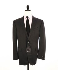 2,695 ERMENEGILDO ZEGNA -"Micronsphere" GRAY Solid Suit 2-Piece - 48R