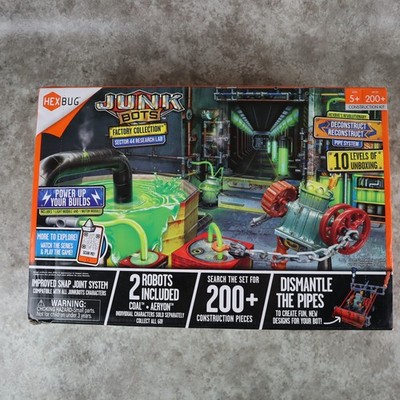 HEXBUG JUNKBOTS Small Factory Habitat Sector 44 Research Lab NEW