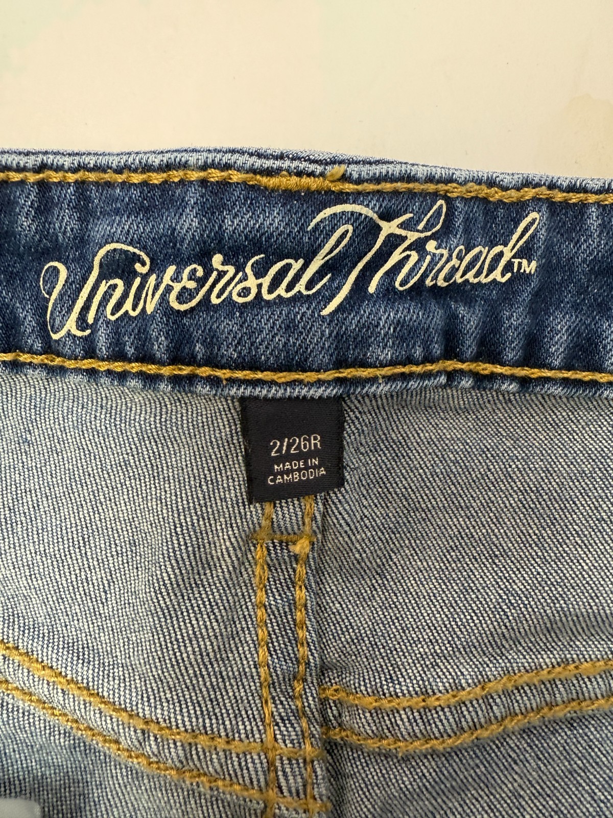 Universal Thread Women's Patchwork Jeans Size 2 2… - image 9